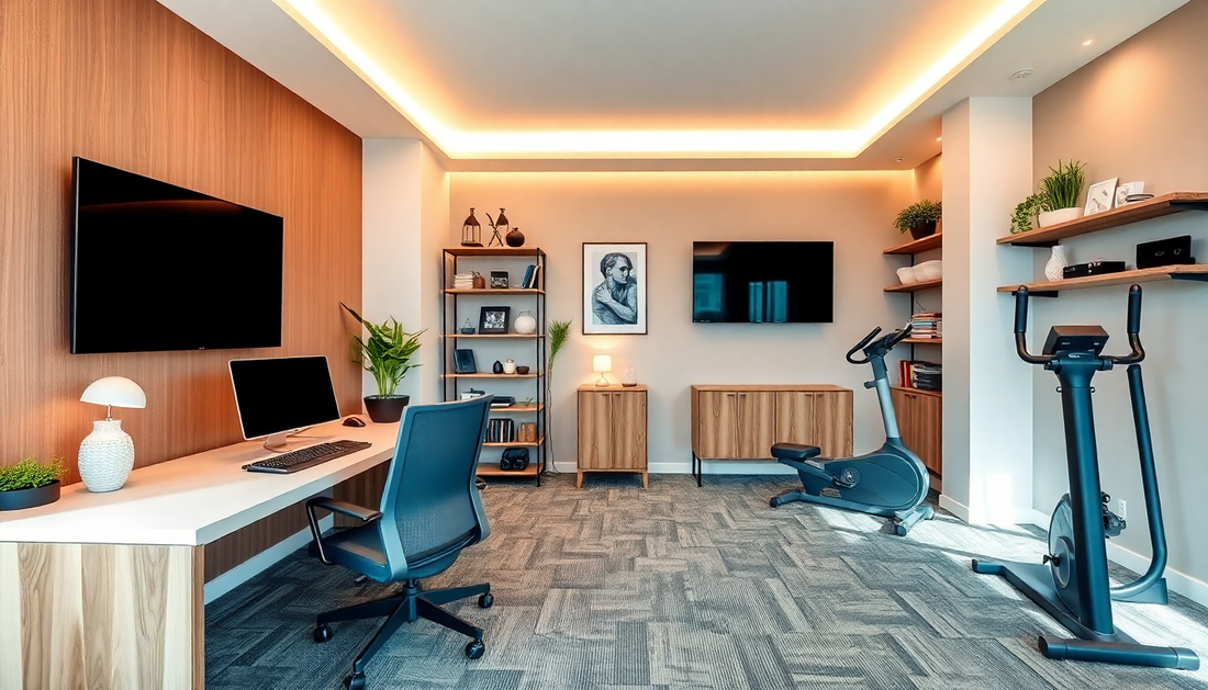 Curating Your Ideal Home Office and Fitness Space for 2025: Essential Design Tips for Peak Productivity and Wellness - Dondepiso
