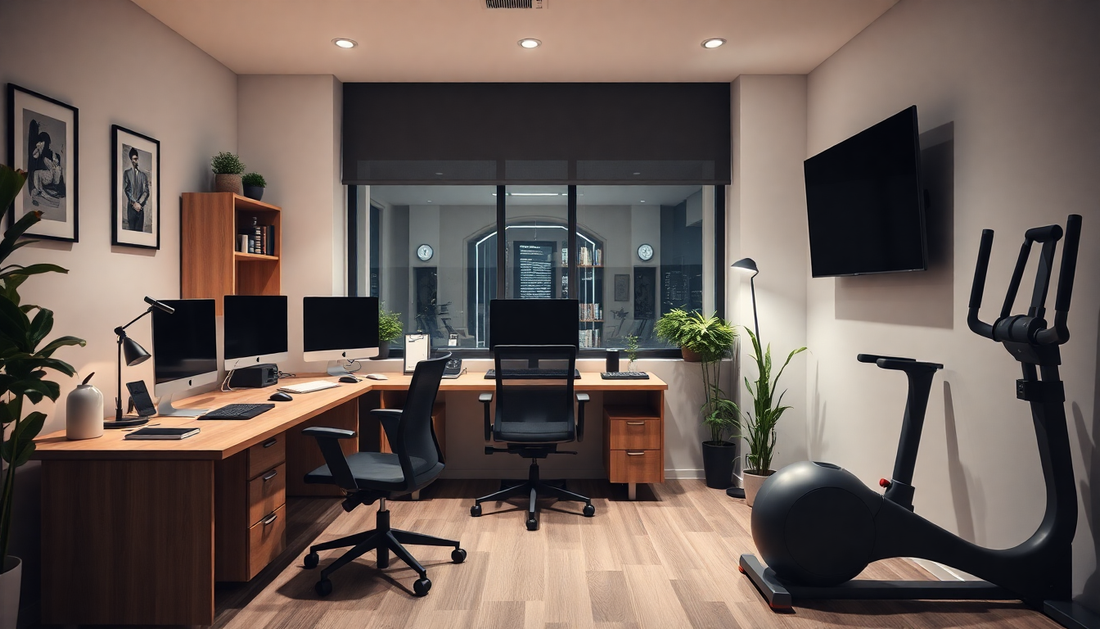Revolutionizing Your Home Office and Fitness Space in 2025: Innovative Design Tips for Enhanced Focus and Wellbeing - Dondepiso
