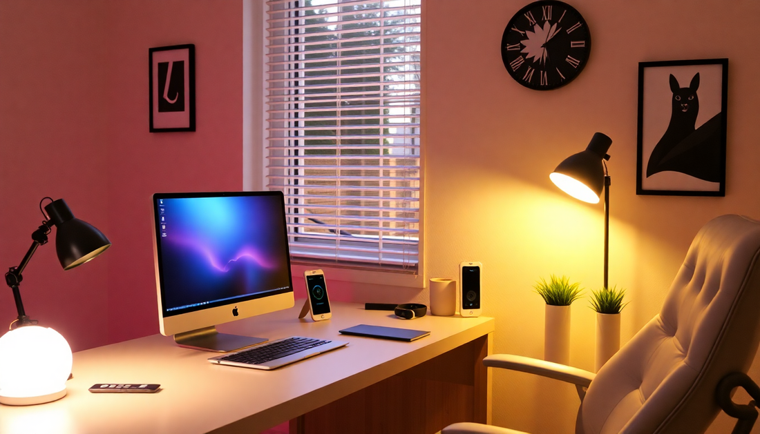 Behavioral Architecture for Home Offices: Orchestrating Wearables, Smart Microzones & Circadian Lighting to Automate Microbreaks