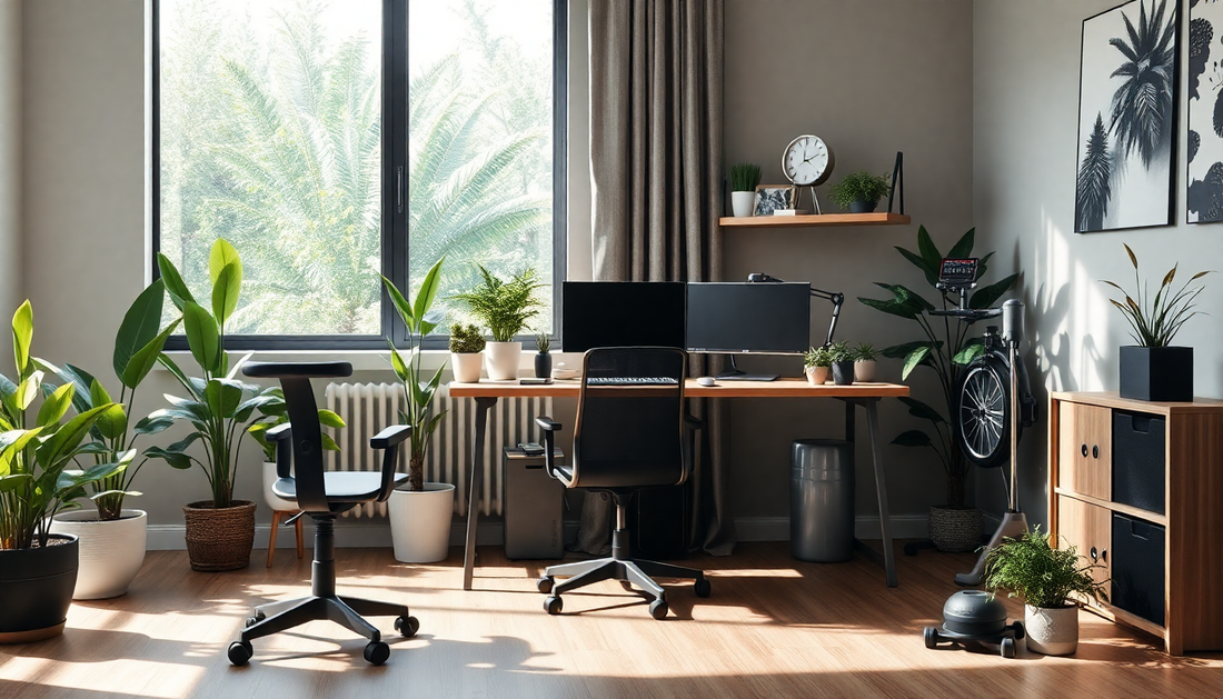 Innovative Home Office and Fitness Space Enhancements for 2025: Design Tips for a Productive and Healthy Lifestyle - Dondepiso