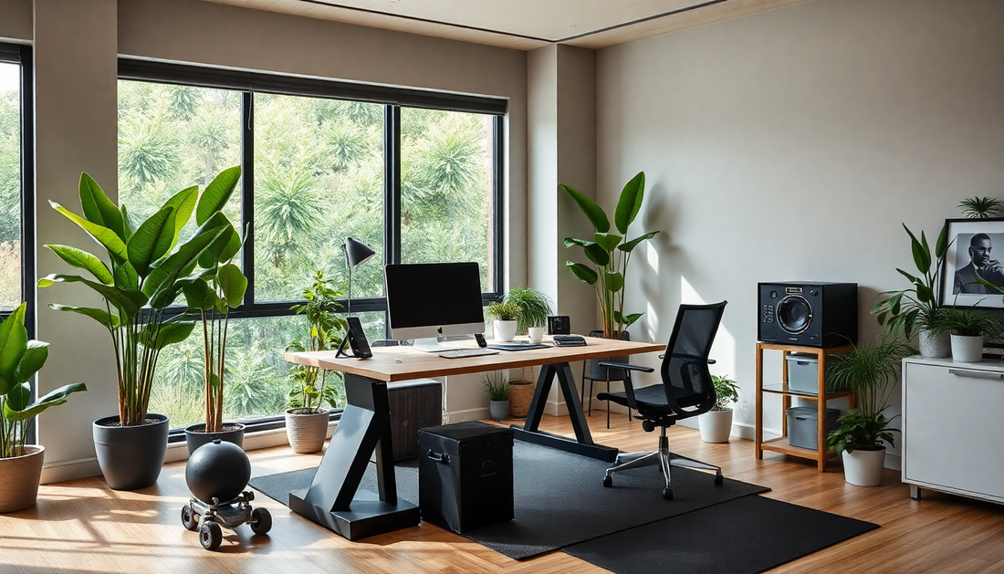 Designing a Productive and Relaxing Home Office and Fitness Zone for 2025: Essential Tips for a Balanced Lifestyle
