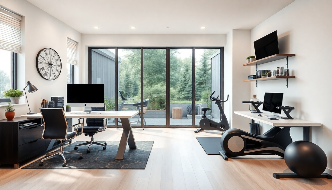 Designing an Invigorating and Productive Home Office and Fitness Area for 2025: Innovative Strategies for Optimal Work-Life Integration