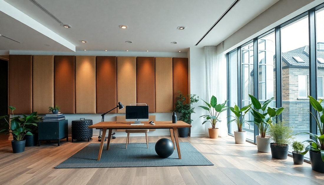 Innovative Acoustic and Air Quality Solutions to Enhance Focus and Wellness in Your Home Office and Fitness Space