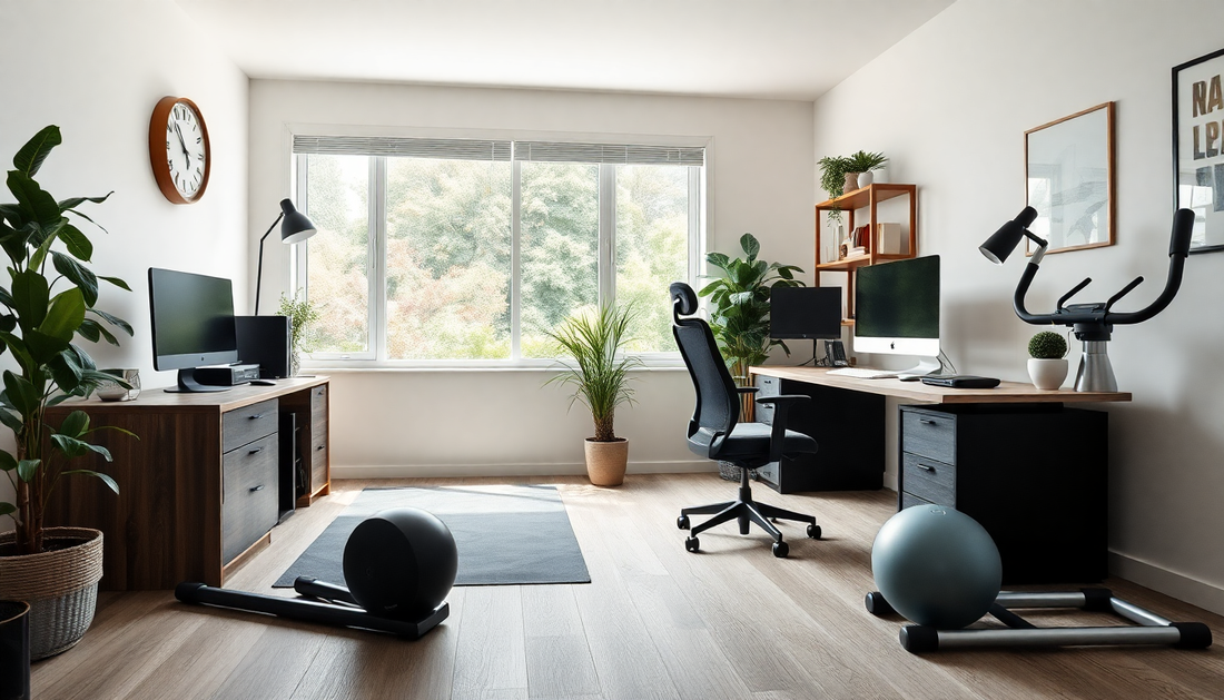 Achieving Work-Life Balance in 2025: Designing Your Home Office and Fitness Space for Optimal Performance and Wellbeing - Dondepiso