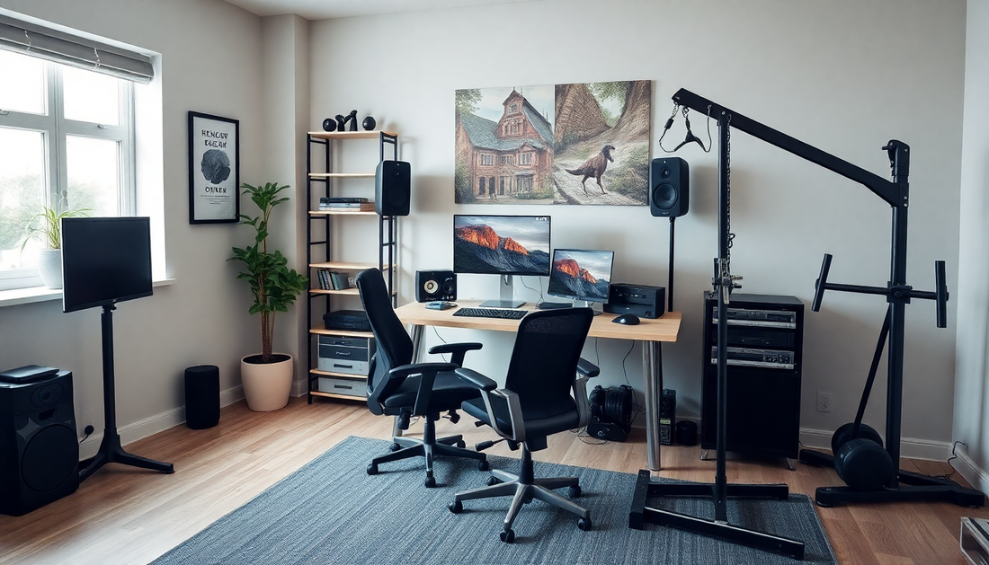 Essential Home Studio and Gym Items: Create Your Perfect Kit for Remote Work and Fitness Success - Dondepiso