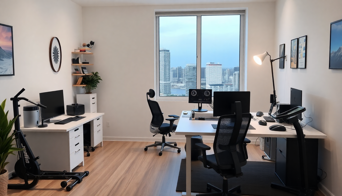 Balancing Productivity and Wellness: Designing Your 2025 Home Office and Fitness Sanctuary - Dondepiso