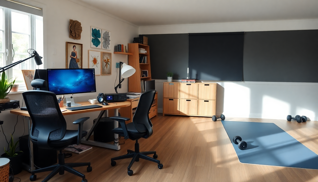 Home Studio & Gym Essentials: Boost Creativity & Wellness