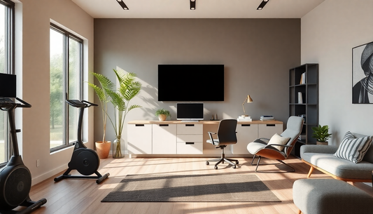 Designing a Multifunctional Home Office and Fitness Space for 2025: Creative Strategies to Enhance Efficiency and Wellbeing