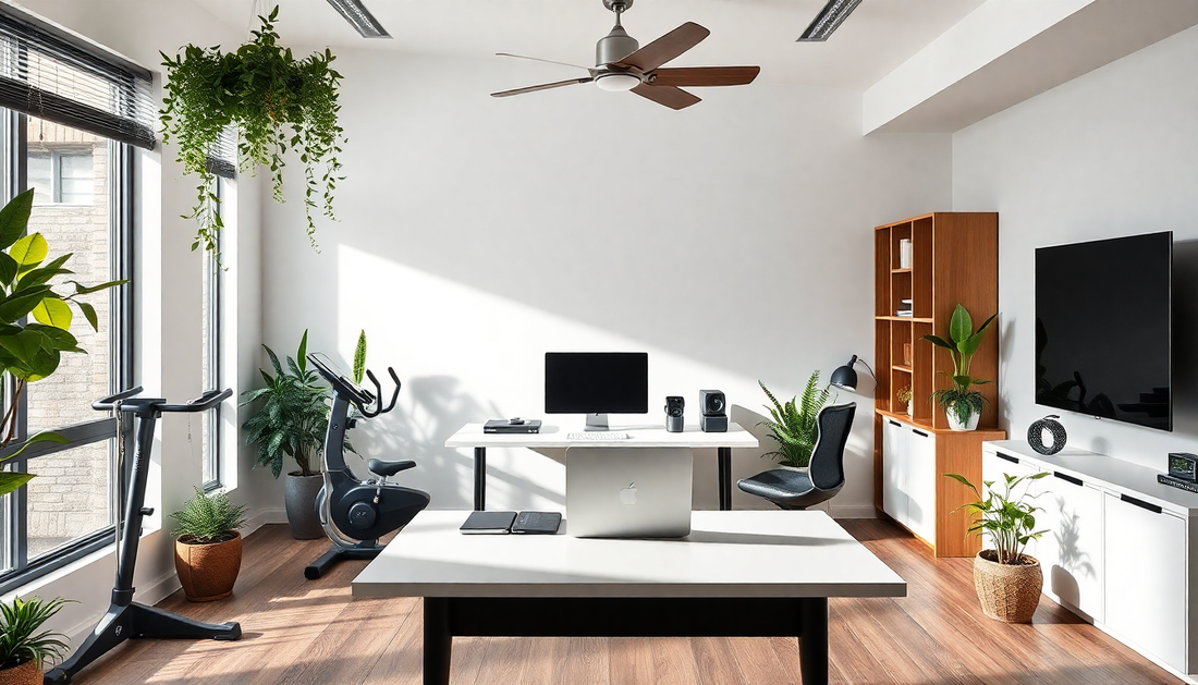 Innovative Ideas for Your 2025 Home Office & Fitness Space