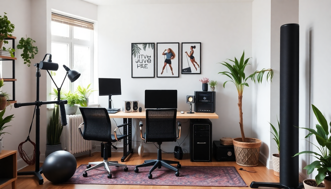 Home Studio Essentials: The Ultimate Guide to Creating Your Dream Workspace and Fitness Zone