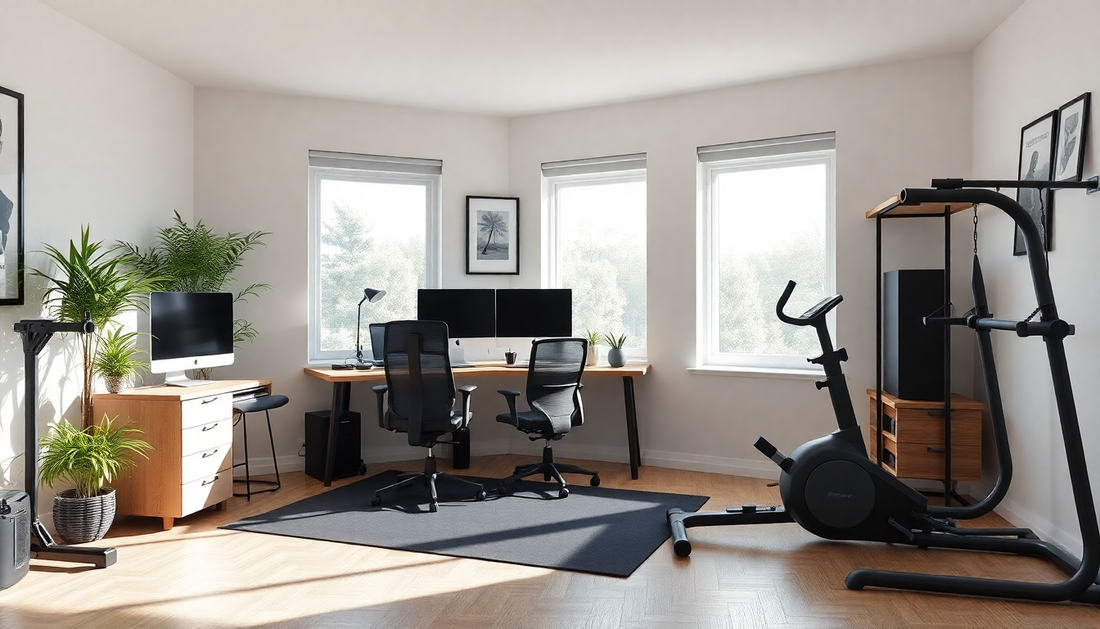 Innovative Home Office and Fitness Space Integration for 2025: Design Approaches to Enhance Wellbeing and Productivity - Dondepiso