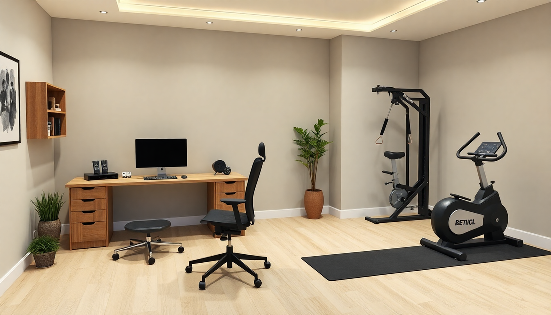 Designing a Versatile Home Office and Fitness Space in 2025: Essential Tips for Productivity and Wellness Integration - Dondepiso