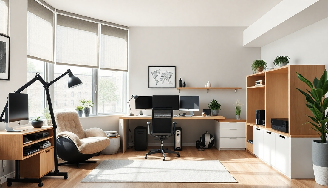Designing a Tranquil and Efficient Home Office and Fitness Space for 2025: Innovative Ideas for Enhancing Focus and Wellness