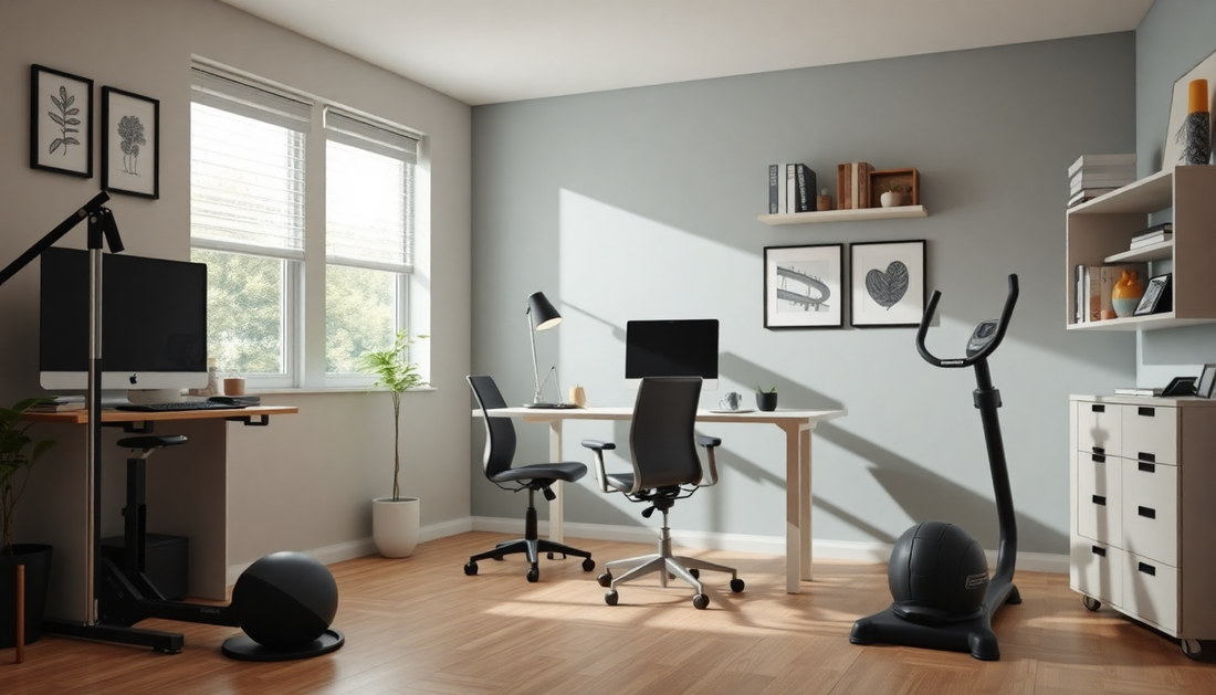 Designing a Harmonious Home Office and Fitness Retreat for 2025: Strategies for Enhanced Productivity and Wellbeing - Dondepiso