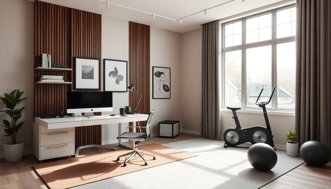 Creating a Harmonious Home Office and Fitness Space for 2025: Innovative Design Tips for Enhanced Focus and Wellness - Dondepiso
