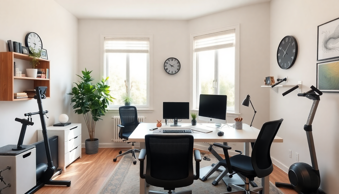 Home Studio and Fitness Essentials: The Ultimate Toolkit for Enhancing Your Work-from-Home Experience and Wellbeing - Dondepiso