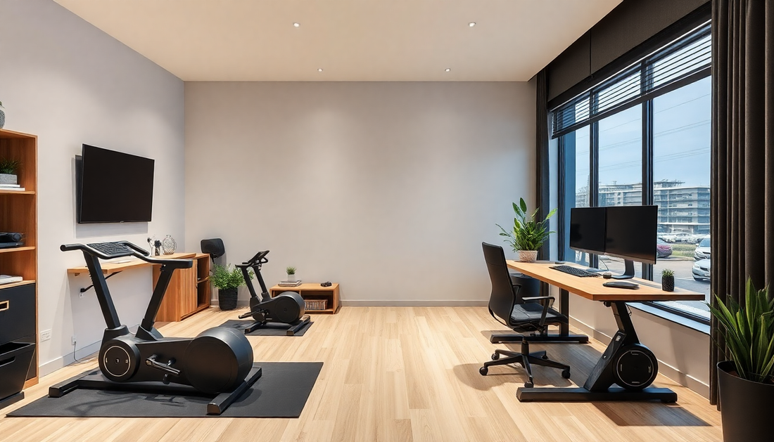 Innovative Home Office and Fitness Design for 2025: Achieving a Seamless Integration of Productivity and Wellness - Dondepiso