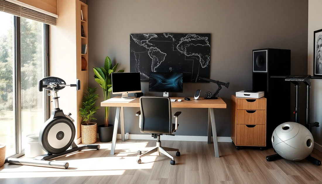 Home Studio Essentials: Crafting Your Ultimate Essential Kit for Remote Work and Fitness Success - Dondepiso