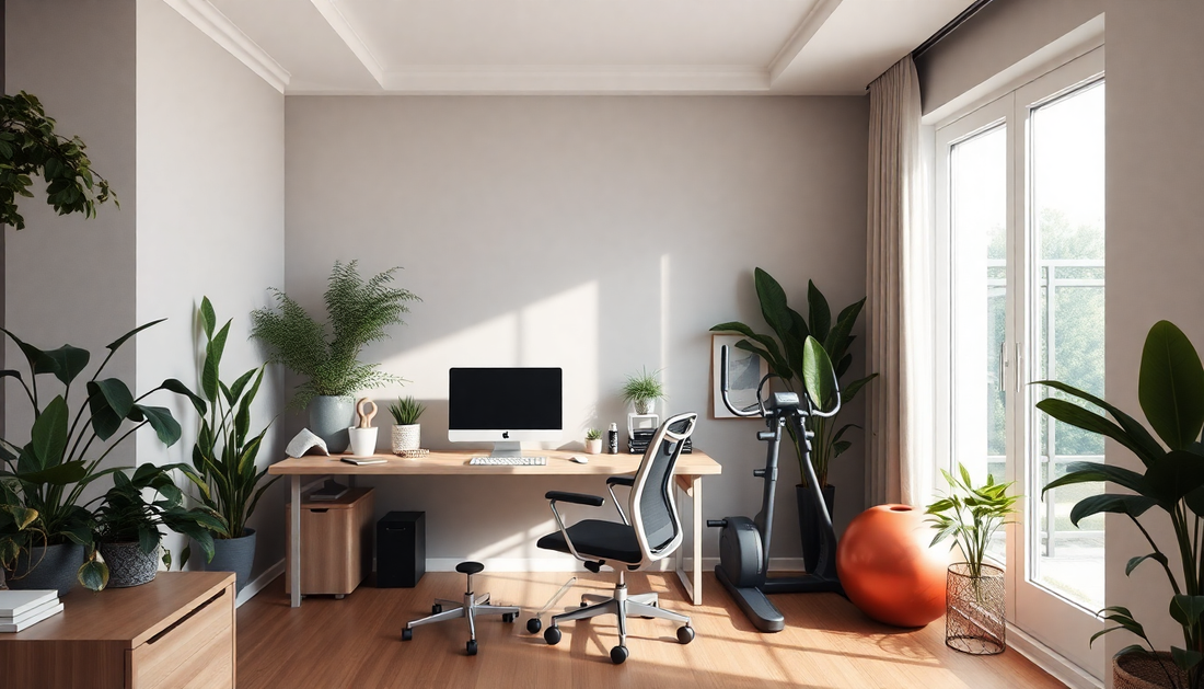 Innovative Strategies for Crafting a Versatile Home Office and Fitness Space in 2025: Achieving Balance Between Productivity and Wellbeing - Dondepiso
