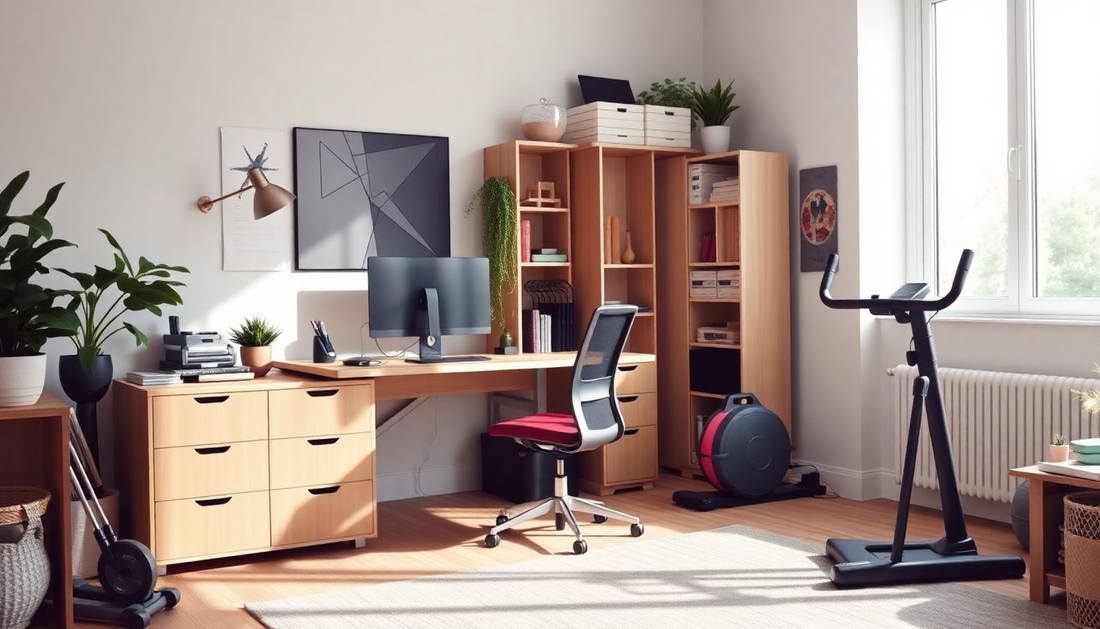 Home Studio Essentials: The Complete Guide to Crafting Your Ideal Work-from-Home and Fitness Environment - Dondepiso