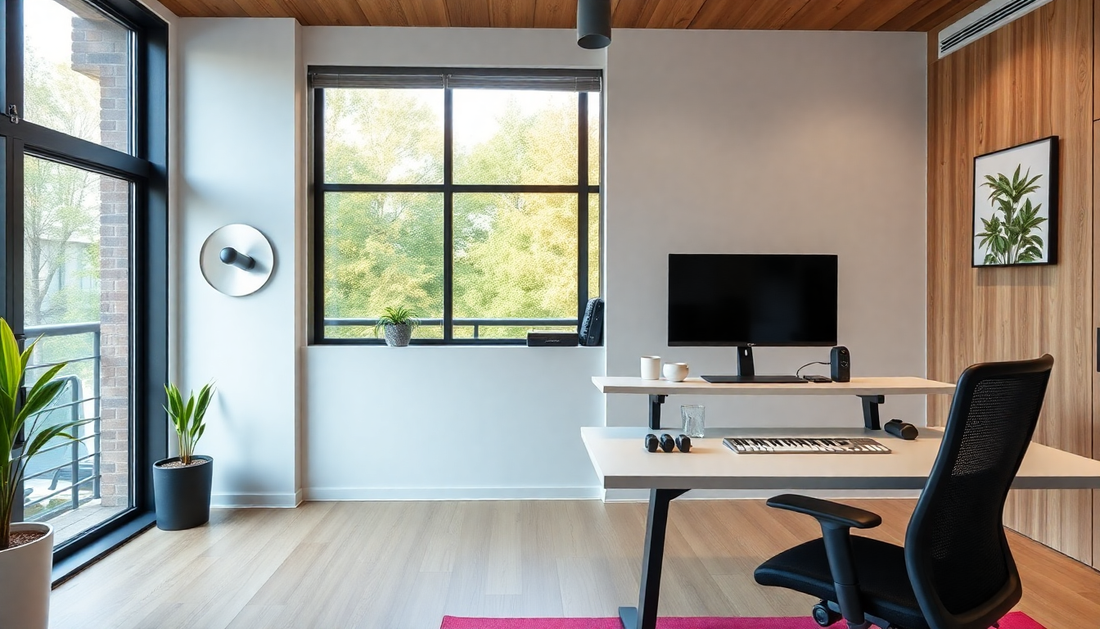 Designing a Multifunctional Home Office and Fitness Space: Integrative Techniques to Boost Mental Wellness and Physical Performance