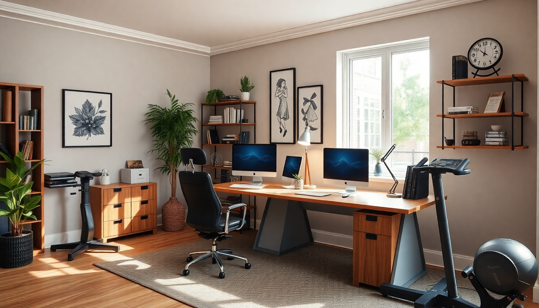 Elevate Your Work-Life Balance: Designing a Home Office and Fitness Retreat for 2025