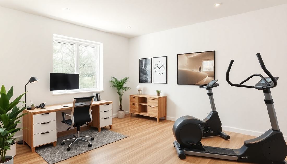 Crafting a Productive Sanctuary: Balancing Your Home Office and Fitness Space for 2025 - Dondepiso