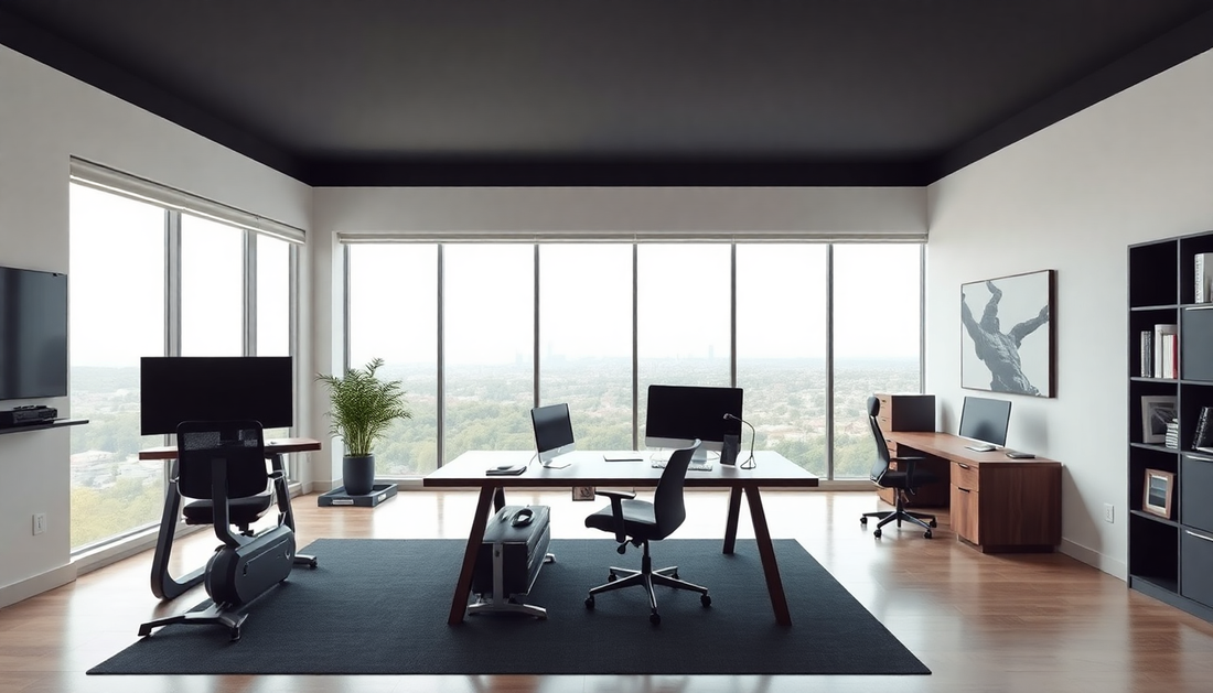 Innovative Home Office and Fitness Space Fusion for 2025: Design Strategies to Boost Productivity and Wellness - Dondepiso