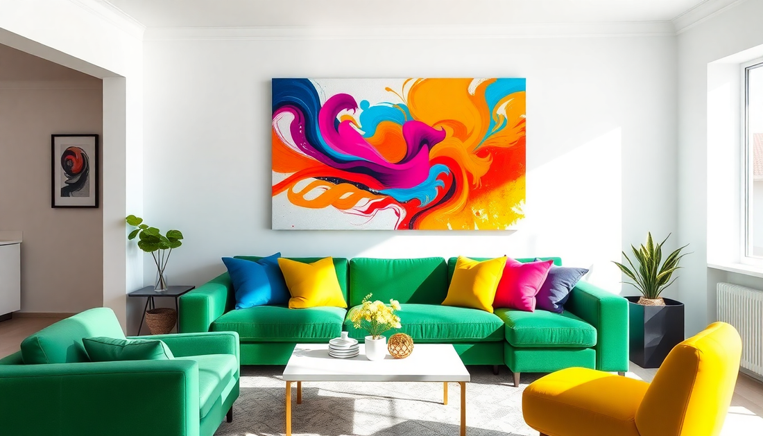 Pop of Color: How to Use Vibrant Shades to Energize Your Space - Dondepiso