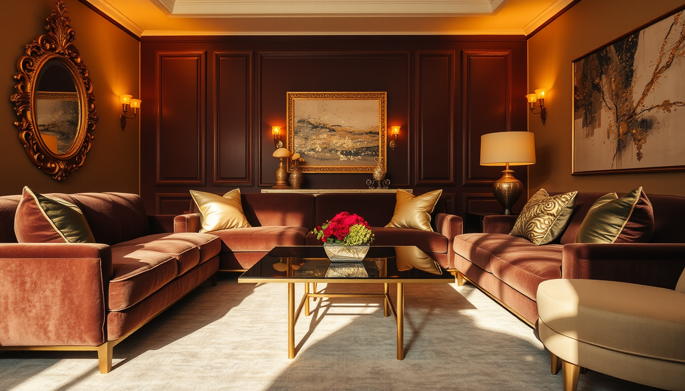 Golden Touches Add Glamour to Your Home with Metallic Accents · Dondepiso