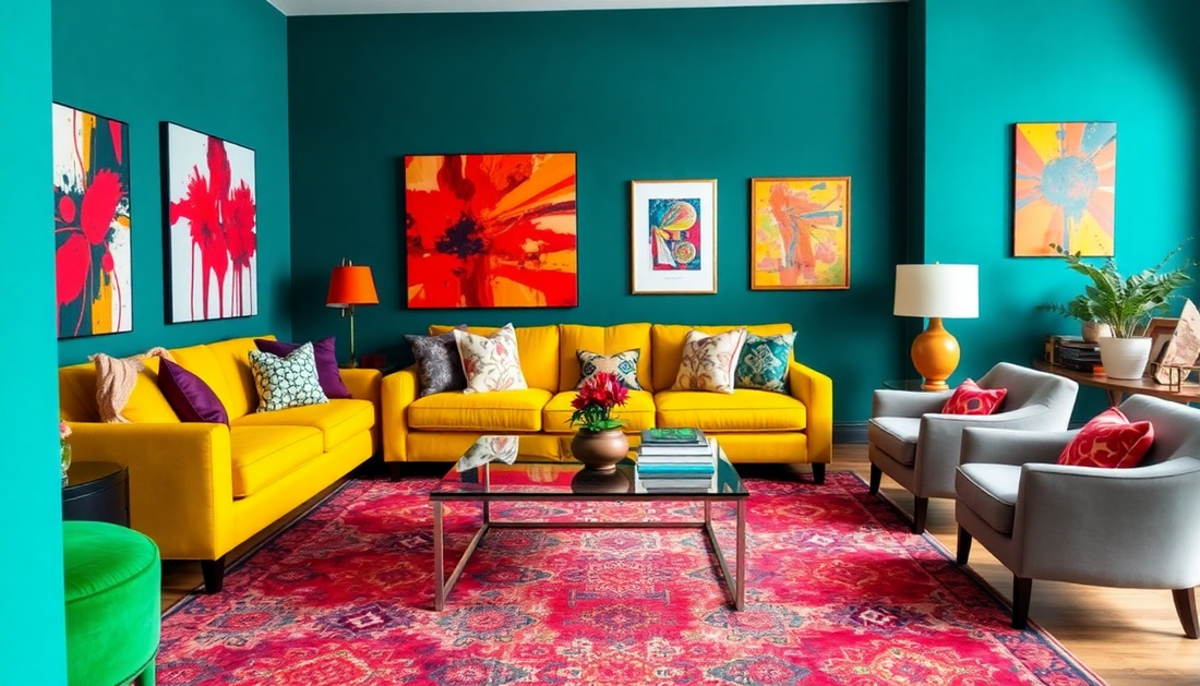 Color Your Home: How to Use Bold Colors in Your Decor