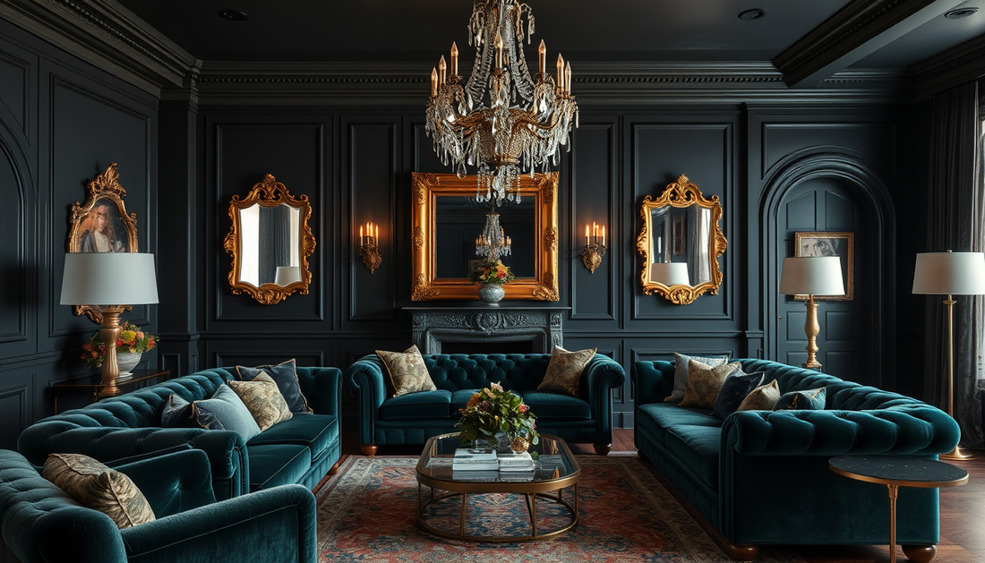 Decorating with Drama: Dark and Moody Interior Design Ideas - Dondepiso