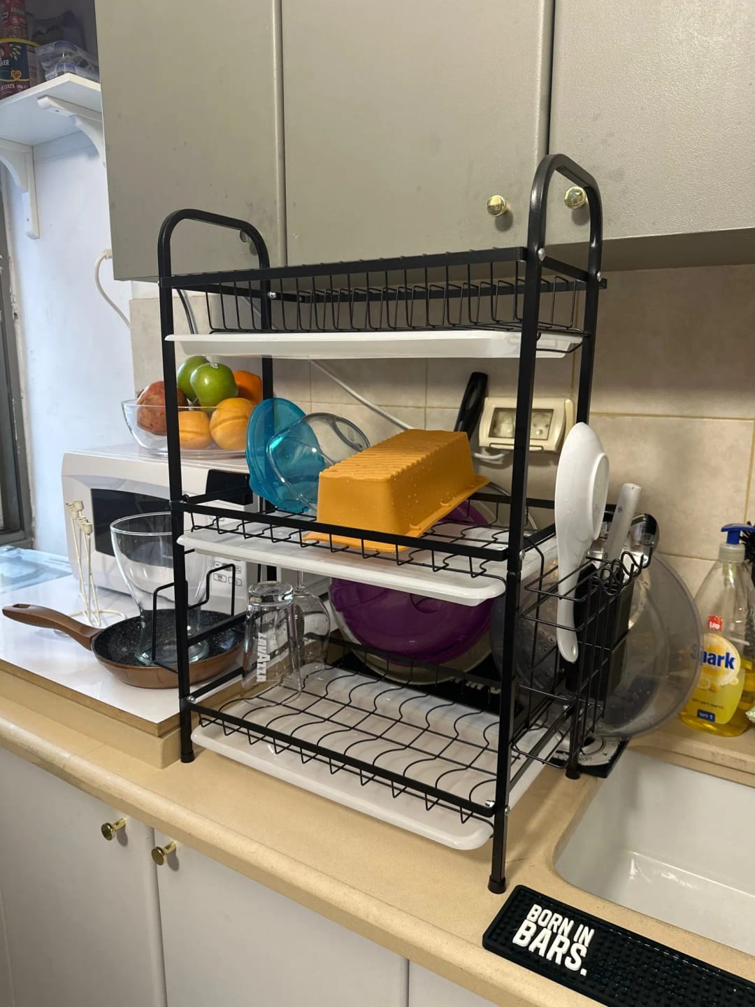 Revolutionize Your Kitchen Organization with Our Premium 3-Tier Dish Drying Rack
