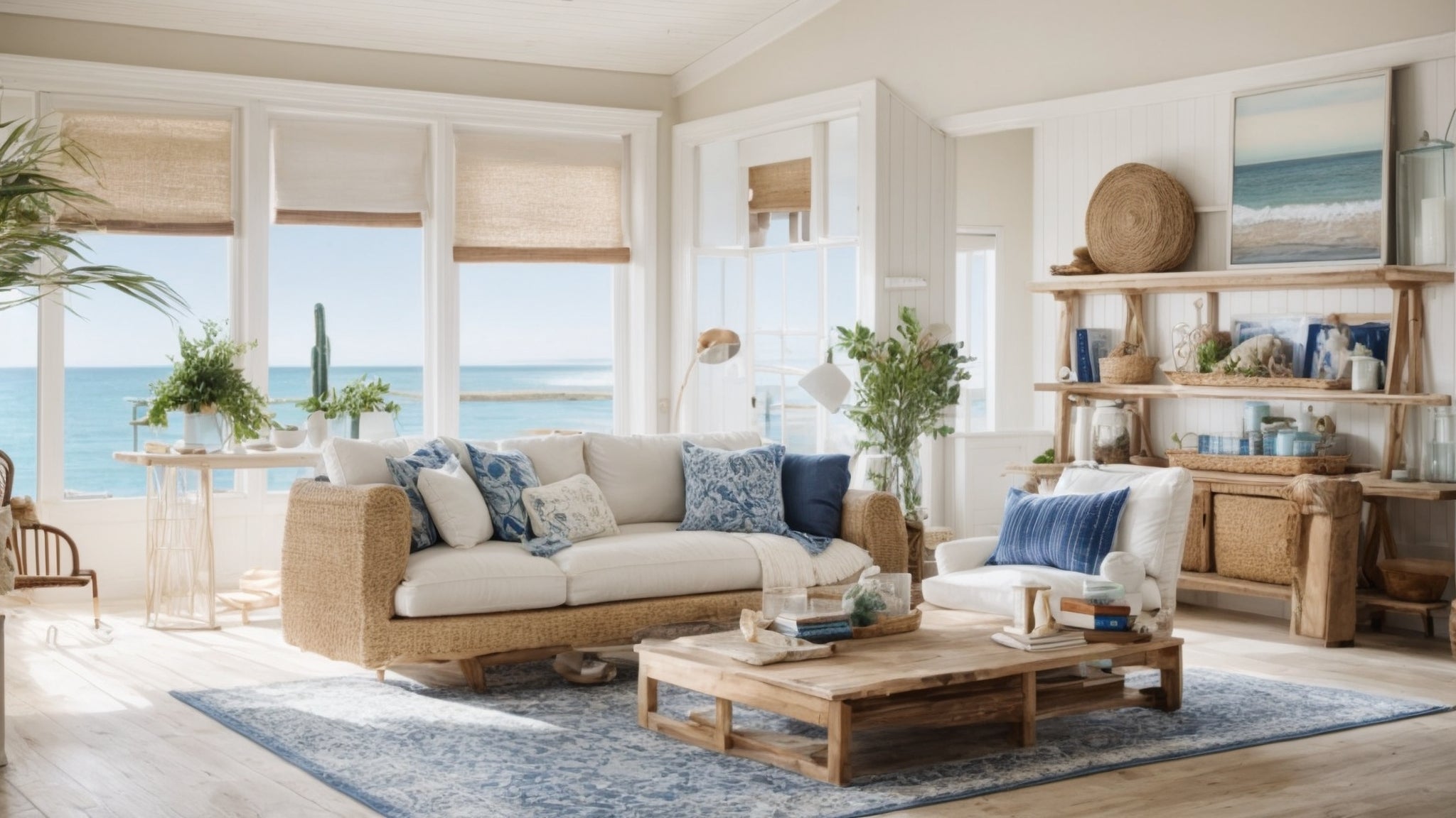 Seaside Sanctuary: Nautical Living Room Decor Ideas for Coastal Bliss ...