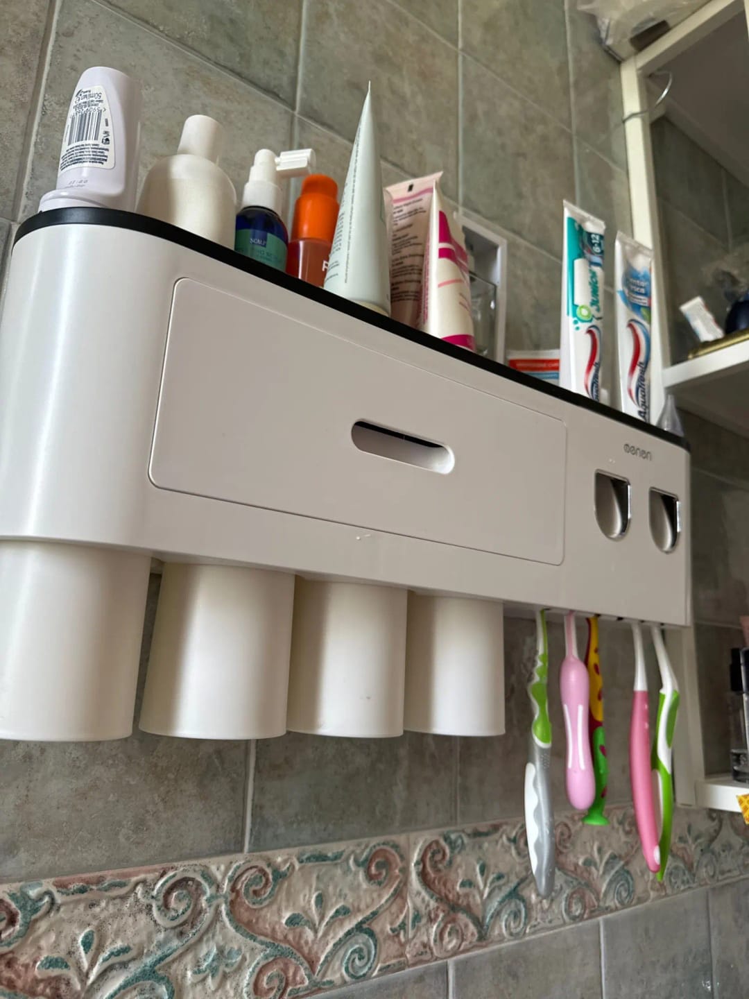 The Non-Marking Magnetic Toothbrush Holder