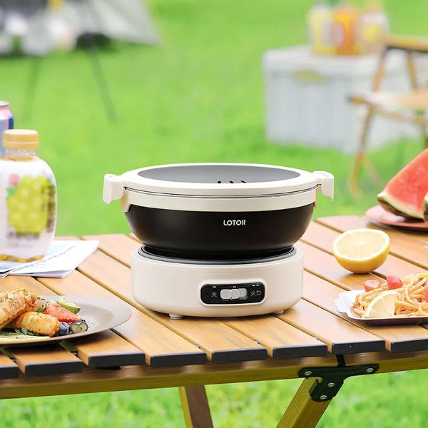 1.2L electric cooker with dual power adjustment and fast heating