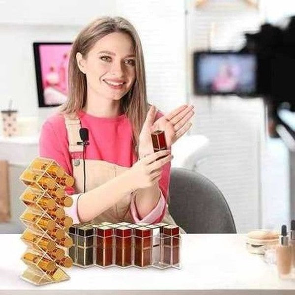 16 Grids Cosmetic Lipstick Jewelry Box Case