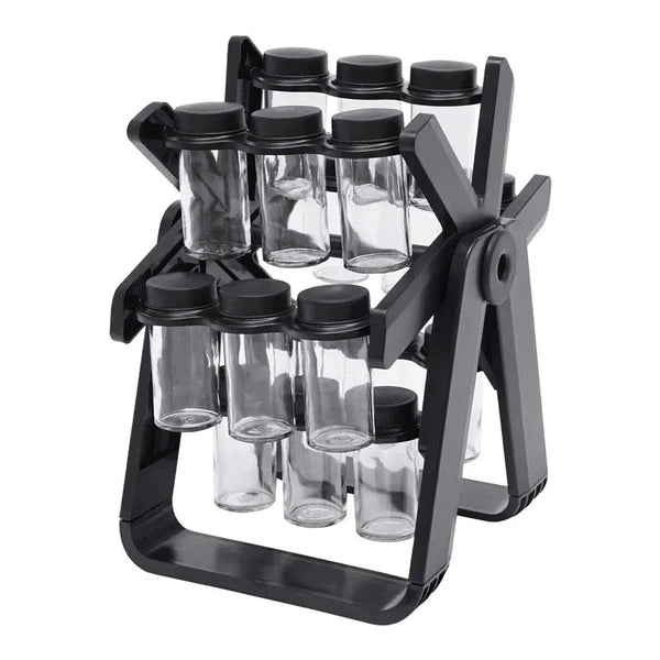 18-Piece Rotating Spice Rack Organizer