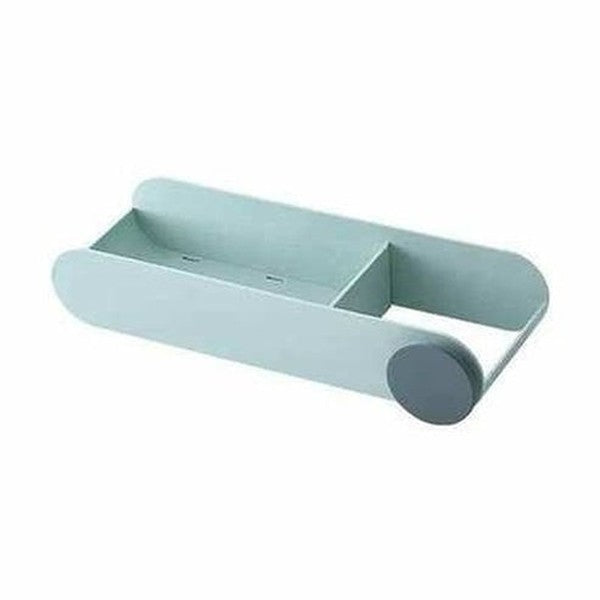 2 In 1 Hair Dryer Holder Bathroom Rack Wall Mounted