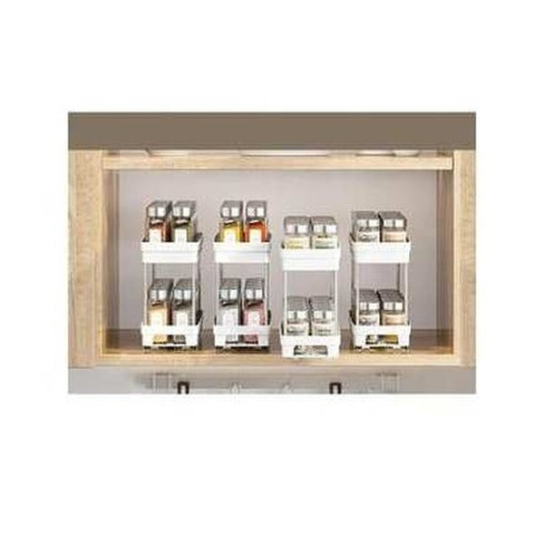 2 Layer Kitchen Storage Organizer for Spices Jars