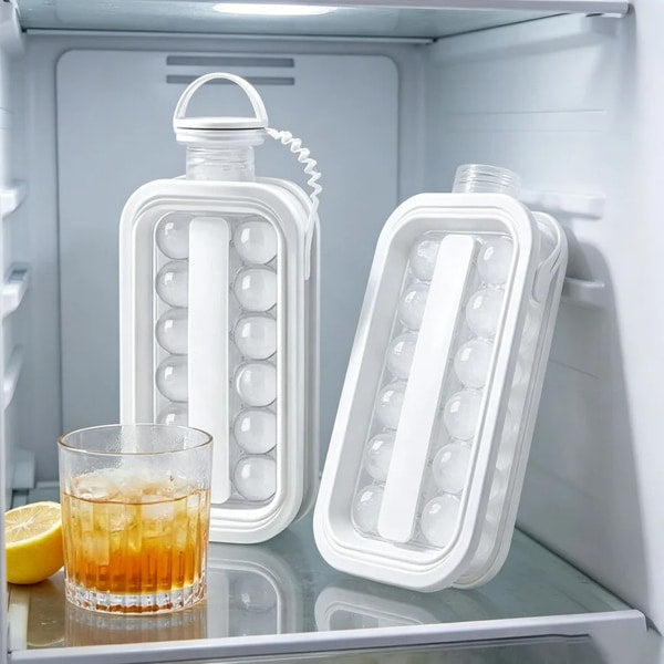 Portable ice maker kettle with sealed lid