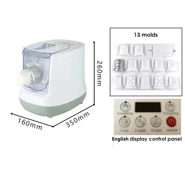 220V Electric Automatic Noodle Maker Machine Multifunction Pasta Maker