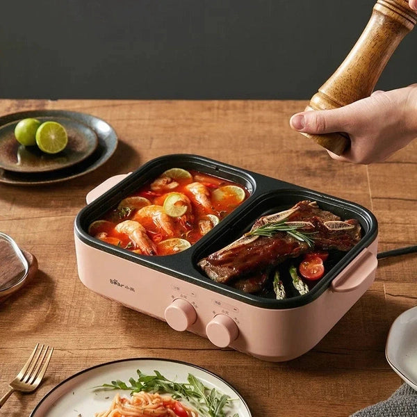 220V Electric Oven for Home, Barbecue Machine, Multifunction Hot Pot