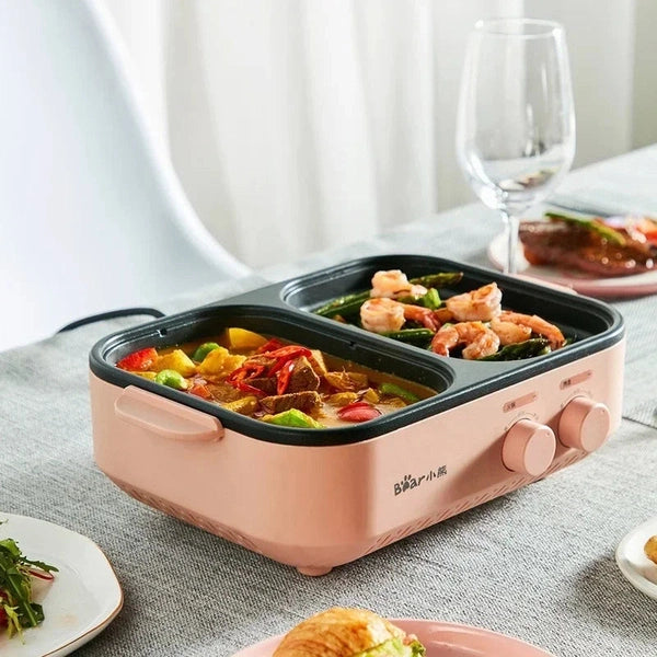 220V Electric Oven for Home, Barbecue Machine, Multifunction Hot Pot