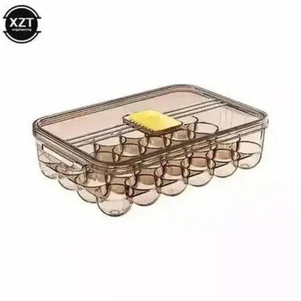 24 Grids Egg Holder Stackable Portable Plastic Storage Egg Box