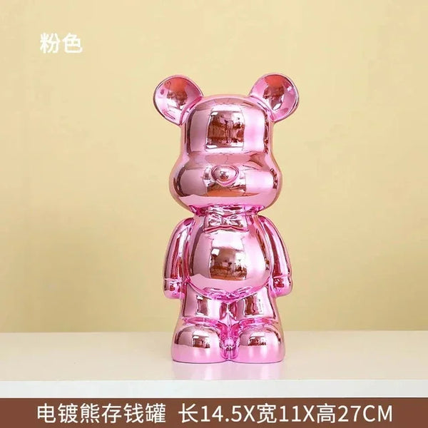 28cm Teddy Bear Piggy Bank – Creative Living Room Decoration