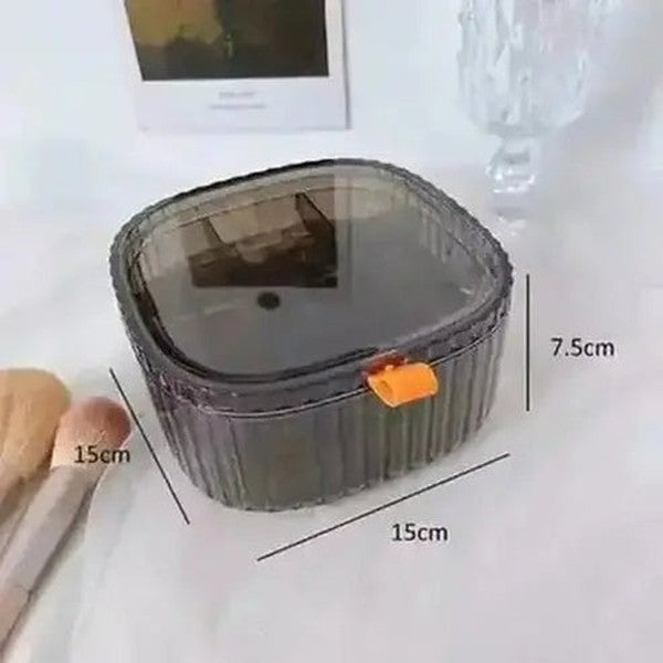 3 Layers Stackable Acrylic Jewelry Storage Box with Lid