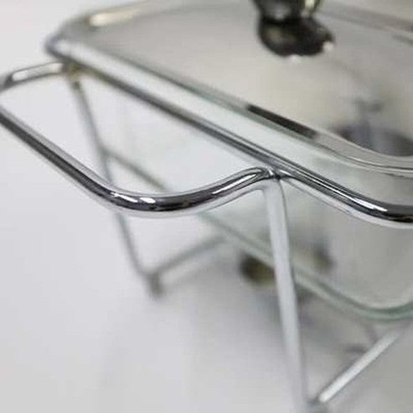 3 Slots Food Warmer Glass Buffet Catering