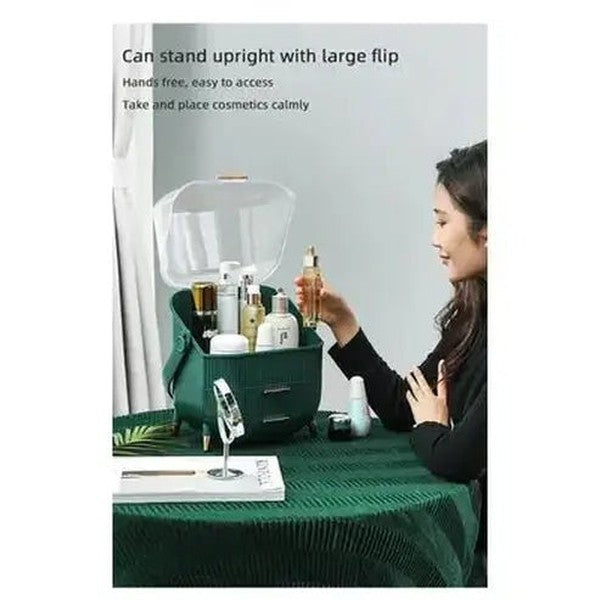 3 Tier Spacious Cosmetic Storage Box with Dust Prevention