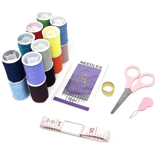 3-layer Sewing Organizer Box With Sewing Accessories Kit